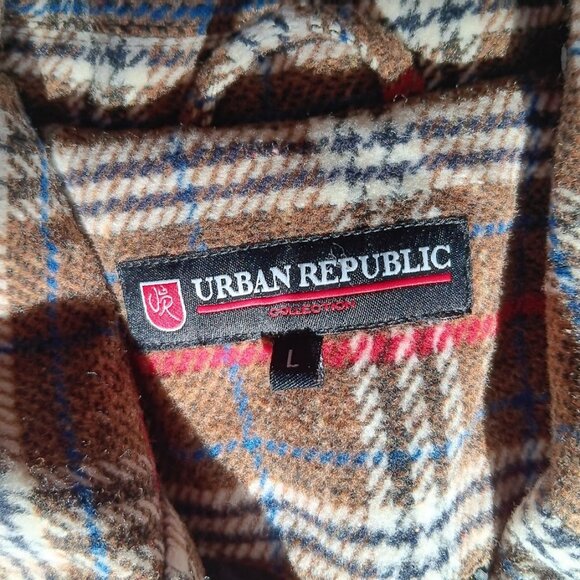 Urban Republic Women’s Plaid Coat Size Large Fall/ Winter Jacket Academia core - Picture 3 of 11